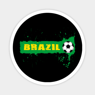 Brazil Soccer Brazil Futbol Football Brazilian Flag Jersey Magnet